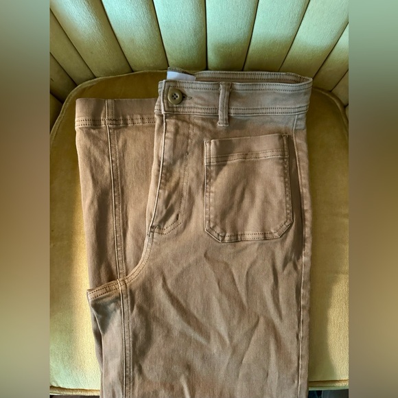 EVERLANE Wide Leg Crop Patch Pocket Pant Size 6 - Picture 4 of 7